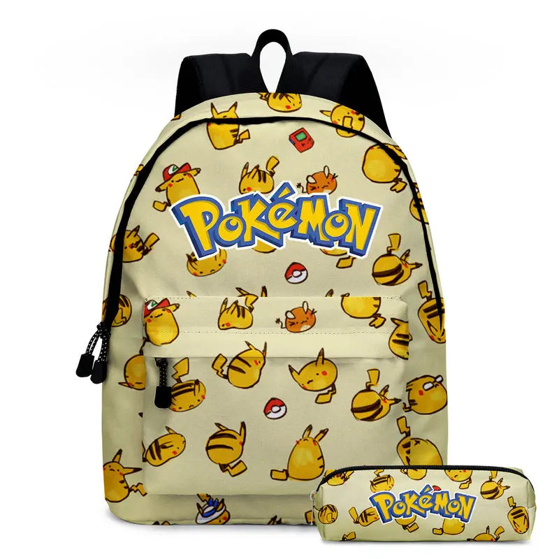 2pcs Pattern Children Backpack Printed Kids Primary School Bags Bookbags