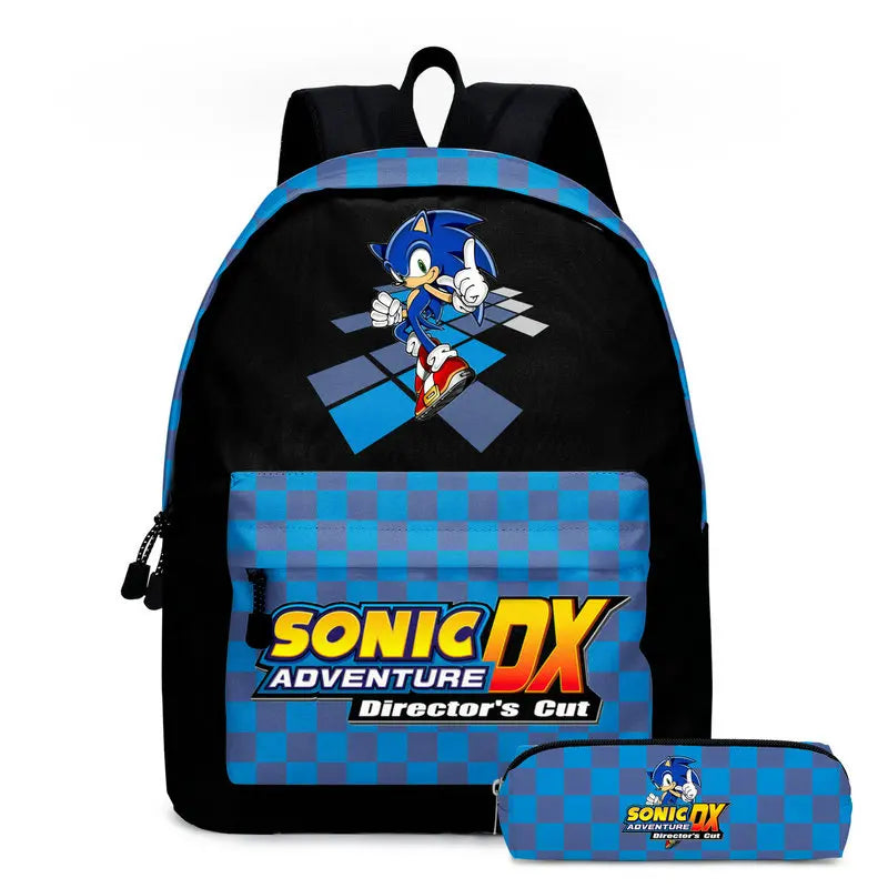 2pcs Pattern Children Backpack Printed Kids Primary School Bags Bookbags