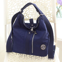 3-in-1 Women Bags Backpack Shoulder Bag Nylon Tote