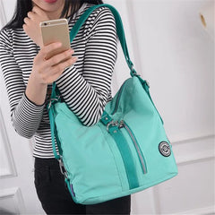 3-in-1 Women Bags Backpack Shoulder Bag Nylon Tote