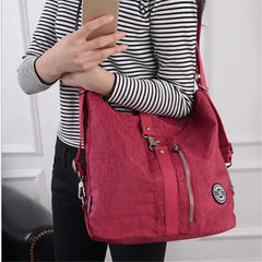 3-in-1 Women Bags Backpack Shoulder Bag Nylon Tote