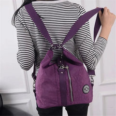 3-in-1 Women Bags Backpack Shoulder Bag Nylon Tote
