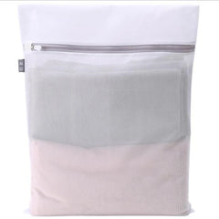 3 Size Washable Zipper Storage Bag Clothes Organizer Net Mesh Pocket