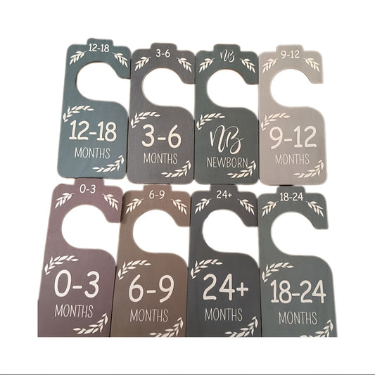 Double Sided Colorful Closet Divider for Nursery Decor