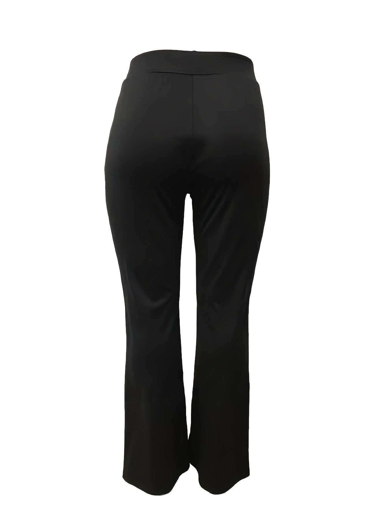  Women's High Rise Wide Leg Trousers With Pockets