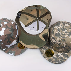 Smooth Camo Flat Cap Men Women Baseball Hip hop Hat