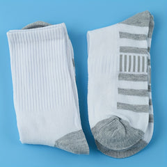 3 Pairs Geometric Pattern Socks Comfy & Mid Tube Women's Stockings