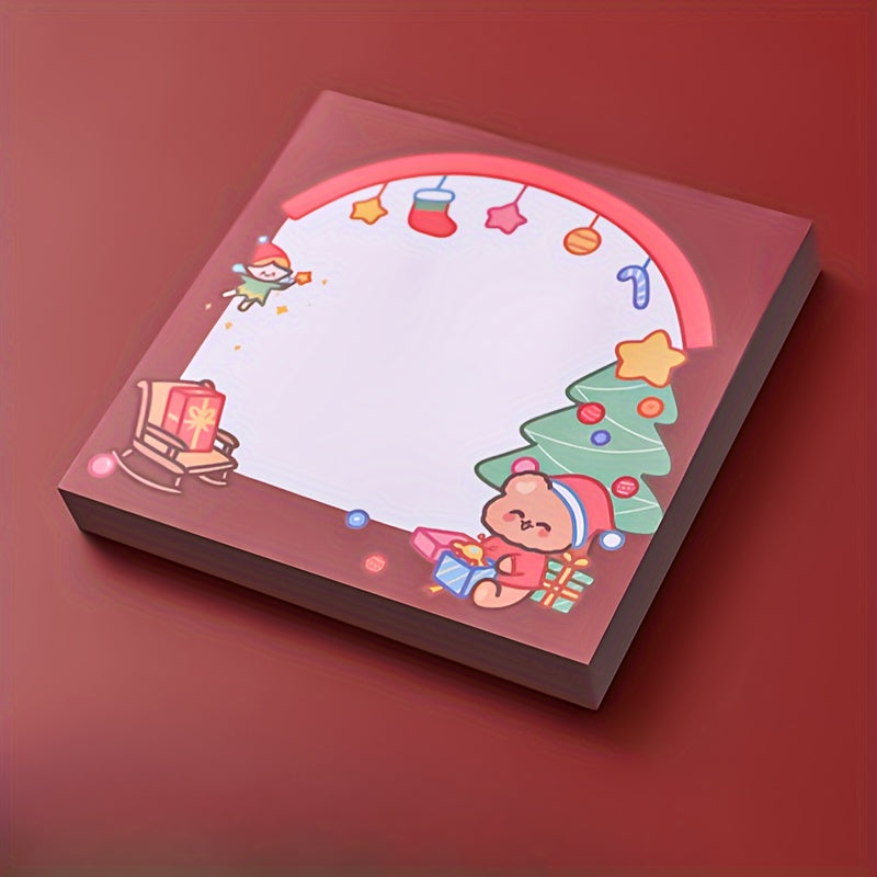 Christmas Note Pad for Students - Message Notepad for Office - 50 Sheets