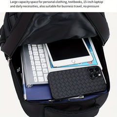 Large Capacity Backpack Casual Sports Bag Schoolbag Men Women