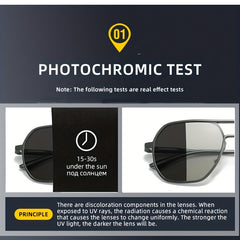 Polarized Photochromic Sunglasses Night Dual-use