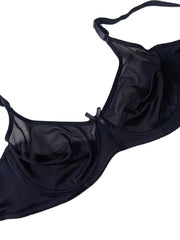 Sexy Bow Knot Mesh Underwire Back Closure Bra