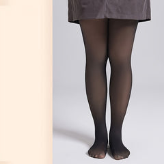 Plush Lined Tights High Waist Thermal Leggings Women's Stockings