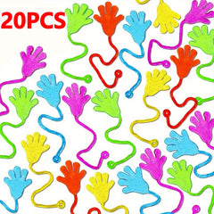 20pcs Sticky Hands Mini Stretchy Toys Party Carnival Prizes