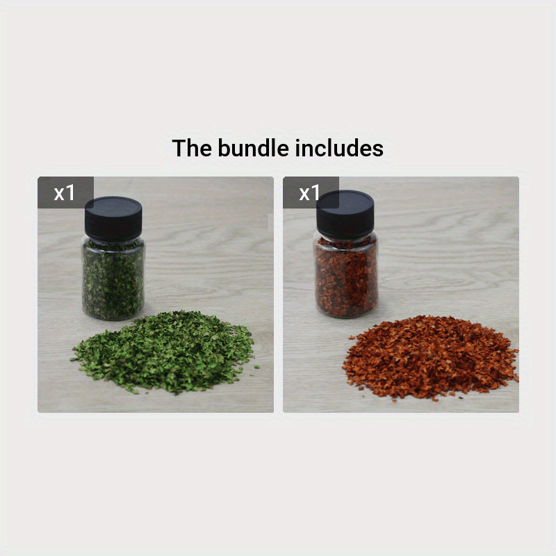 56ml Micro Landscape Realistic Leaves for Train Scenery DIY Fairy Garden