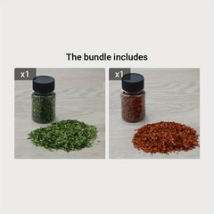 56ml Micro Landscape Realistic Leaves for Train Scenery DIY Fairy Garden