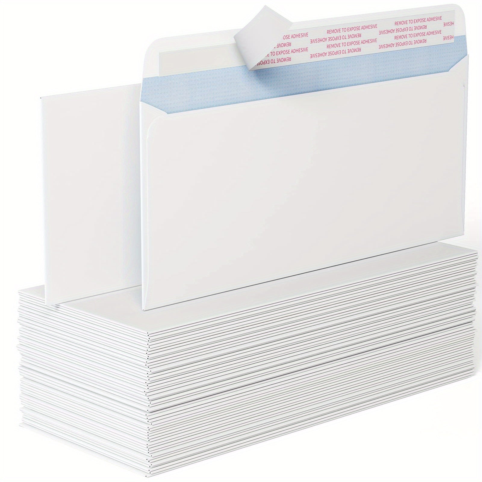 Grapro Envelopes with Sticky for Privacy & Business, Peel and Seal