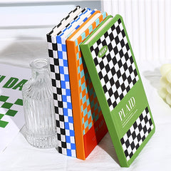 Checkerboard Cover Weeks Notebook Weekly Planner Book Cover