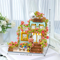 1000 pcs Coffee Shop Building Blocks - Ideal Gift for Graduation Season