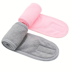 Women's Double Sided Cloth Headband Face Wash Head Bundle