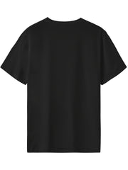 Mountain & Car Print Men's Graphic Crew Neck T-shirt