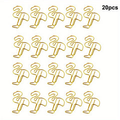 Flamingo Paper Clips Funny Paperclips Bookmark Metal File Note Clips