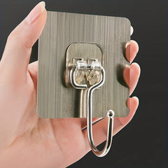 Large Adhesive Wall Hooks for Bathroom Kitchen Room - 40pcs