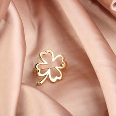 Hollow Four leaf Clover Brooch Collar Jacket Dress Suit