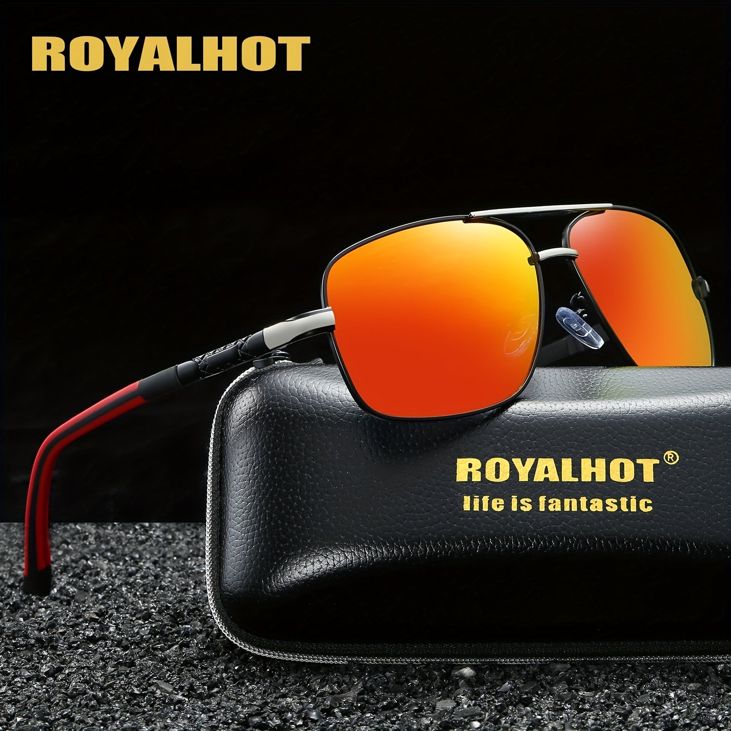 RoyalHot Polarized Oval Sunglasses for Driving Vacation