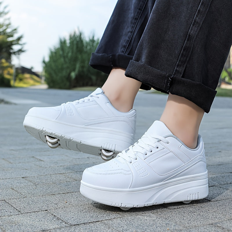 Chunky Skate Shoes Removable Retractable Wear Resistant Breathable