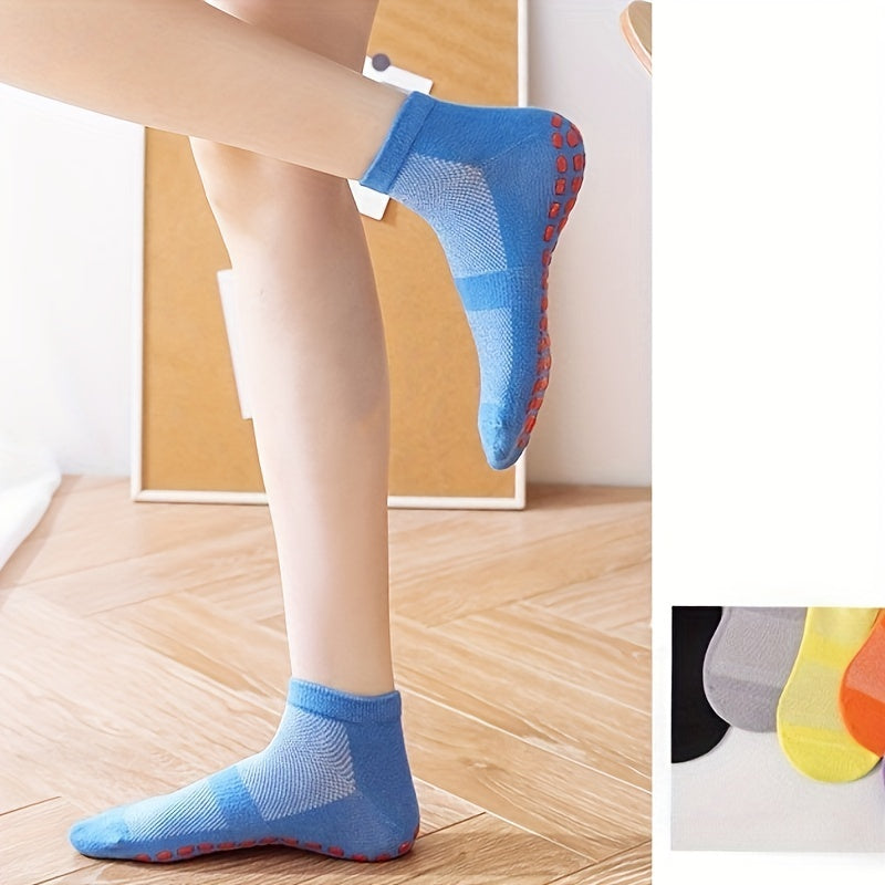 Breathable Non Slip Yoga Socks with Grips for Pilates Barre