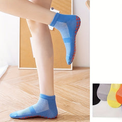 Breathable Non Slip Yoga Socks with Grips for Pilates Barre