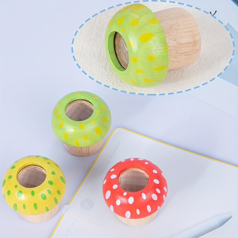 Colorful Mushroom Kaleidoscope Toy Early Education Toy