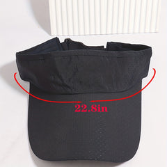 Quick Drying Solid Visors UV Protection Casual Travel Beach Cap