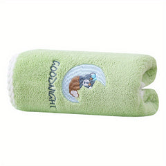 Embroidery Hand Towel Coral Fleece Quick-drying Soft Skin-friendly Face Towel
