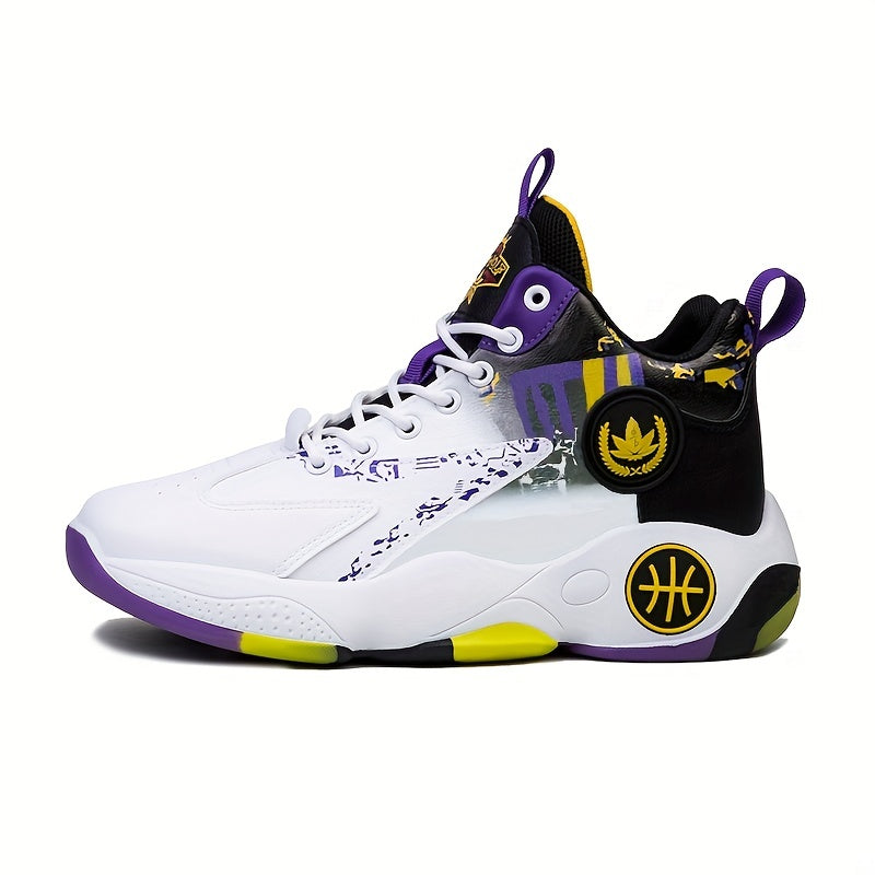Men's Shock Absorbing Basketball Shoes Non Slip Athletic Shoes