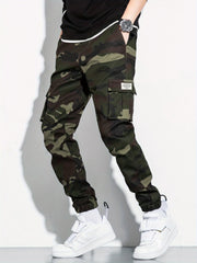 Men's Camo Flap Pocket Cargo Pants