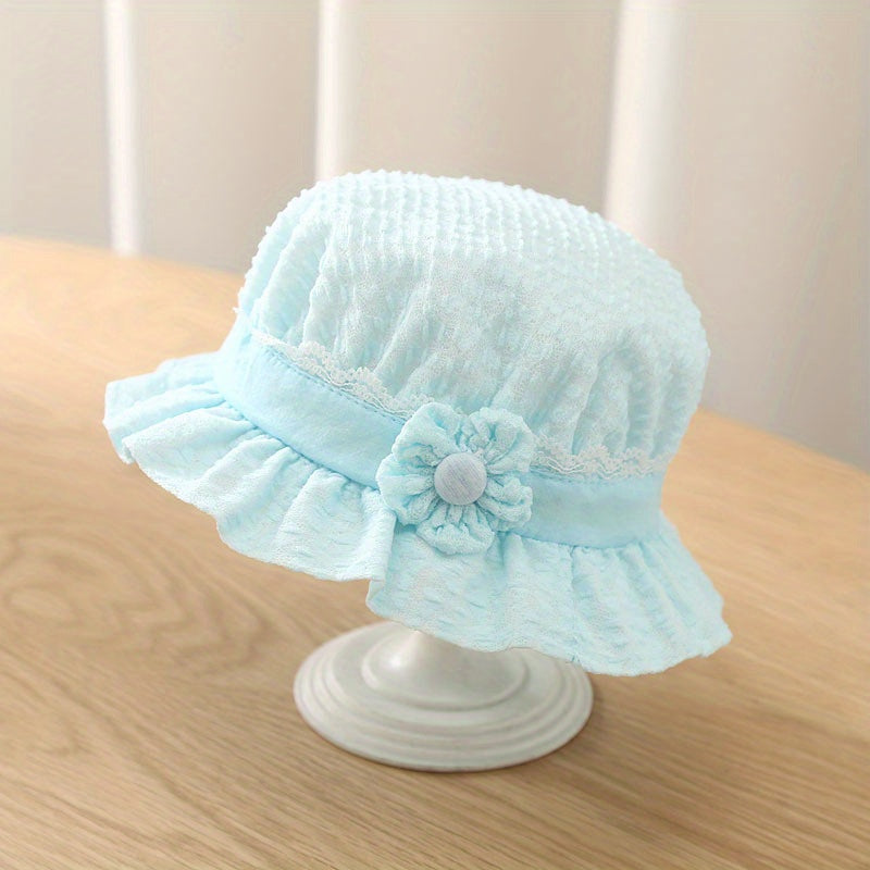 Princess Hats Wide Brim Fisherman Hat for Baby Girls