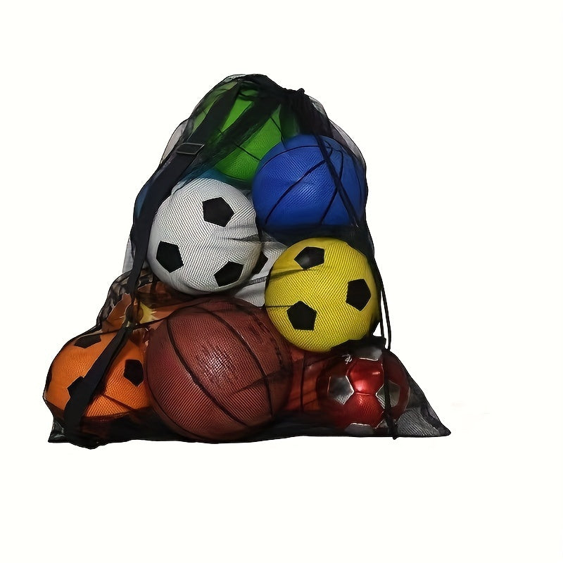Mesh Sports Ball Storage Bag with Drawstring