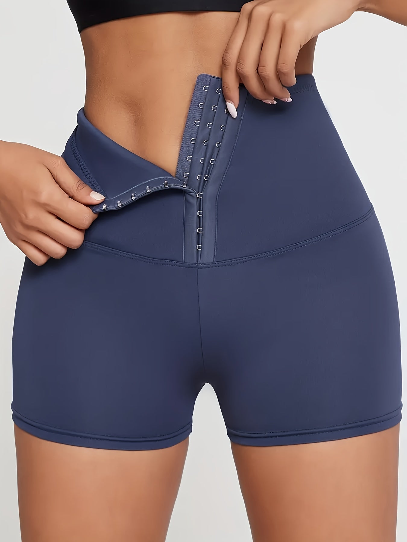 High Waist Yoga Sports Shorts Tummy Control Workout Women's Activewear