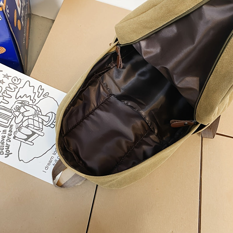 Canvas Backpack Large Capacity