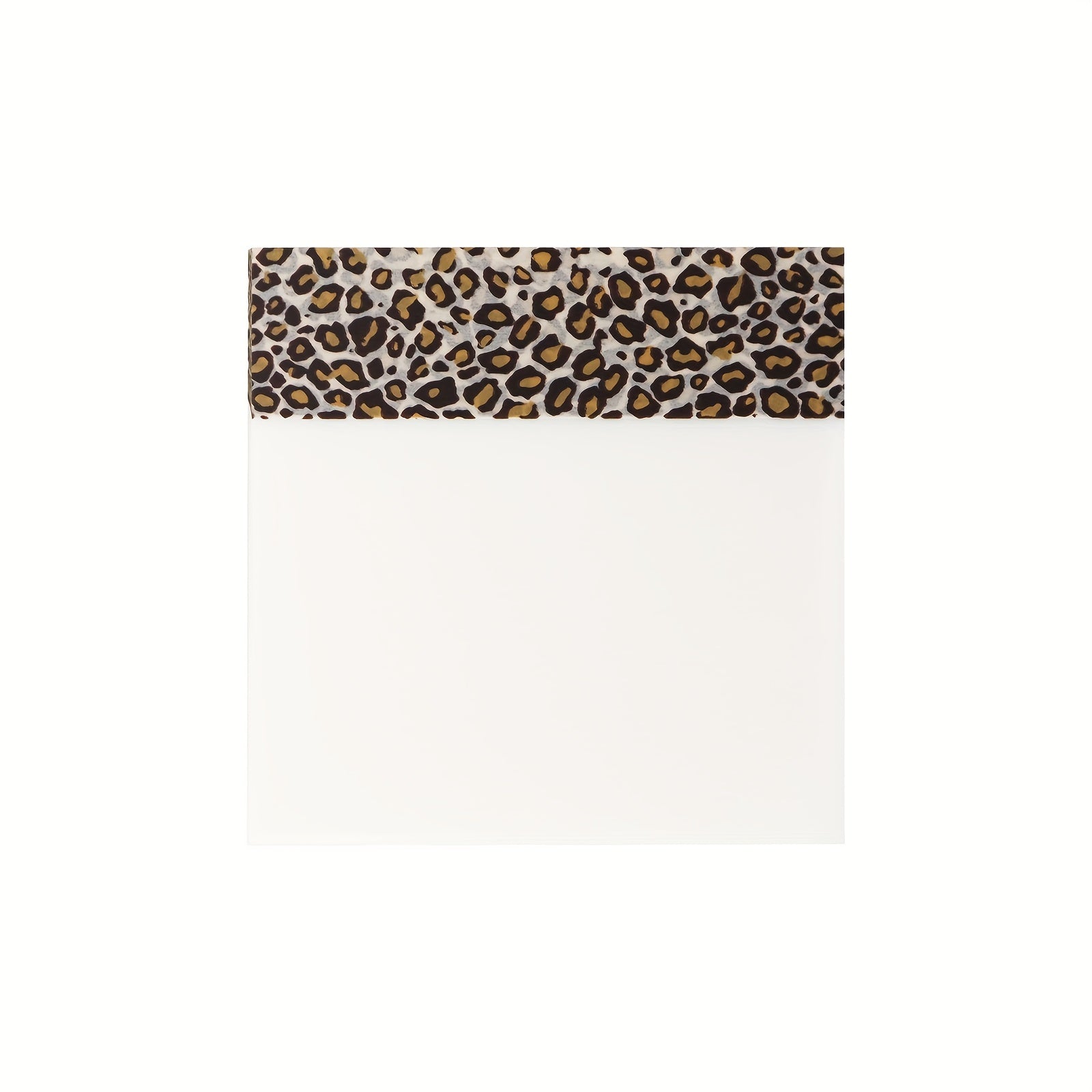 Leopard Print Index Sticker PET Sticky Note 7 6 7 3 3in