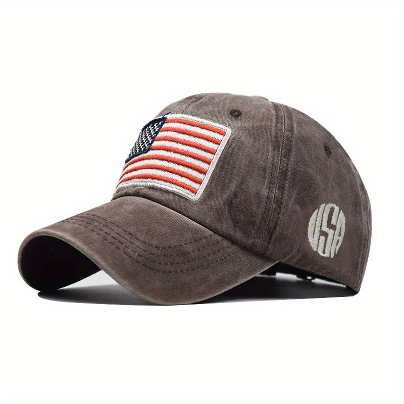 American Flag Baseball Cap One Size