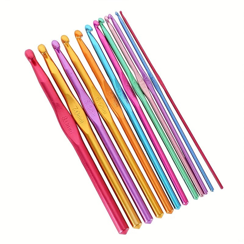 DIY Knitting Tool Crochet Set Aluminum Knitting Crochet Supplies Kit