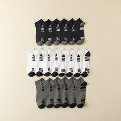 10 Pairs Letter Print Socks Comfy & Breathable Sports Socks Women's Stockings