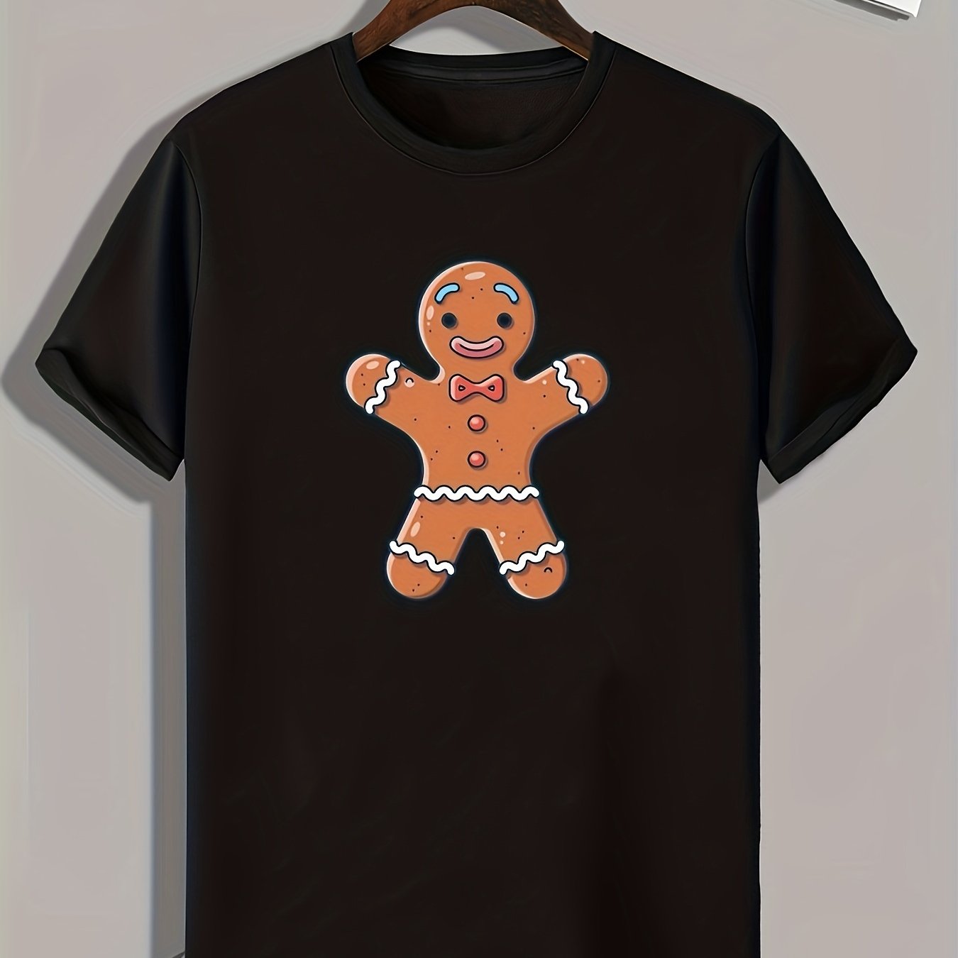 Gingerbread Man Graphic T-shirt for Men
