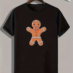 Gingerbread Man Graphic T-shirt for Men