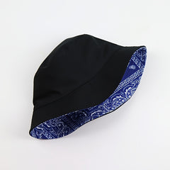 Paisley Pattern Bucket Hat Ethnic Style Couple Sunshade