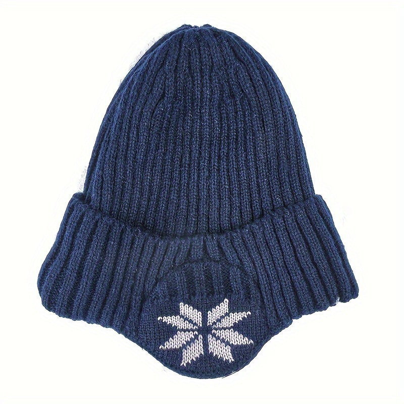 Men's Knitted Protective Hat for Winter