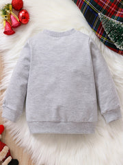 Baby Boy's Graphic Long Sleeve Crew Neck Sweatshirt