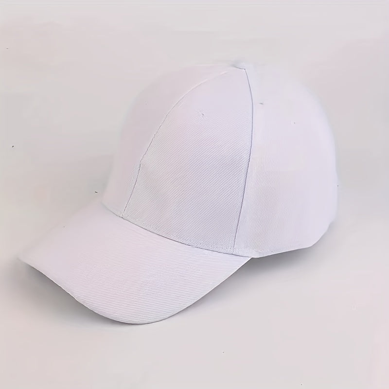 Solid Baseball Cap Unisex Sunshade Couple Dad Hats Lightweight Sun Hats
